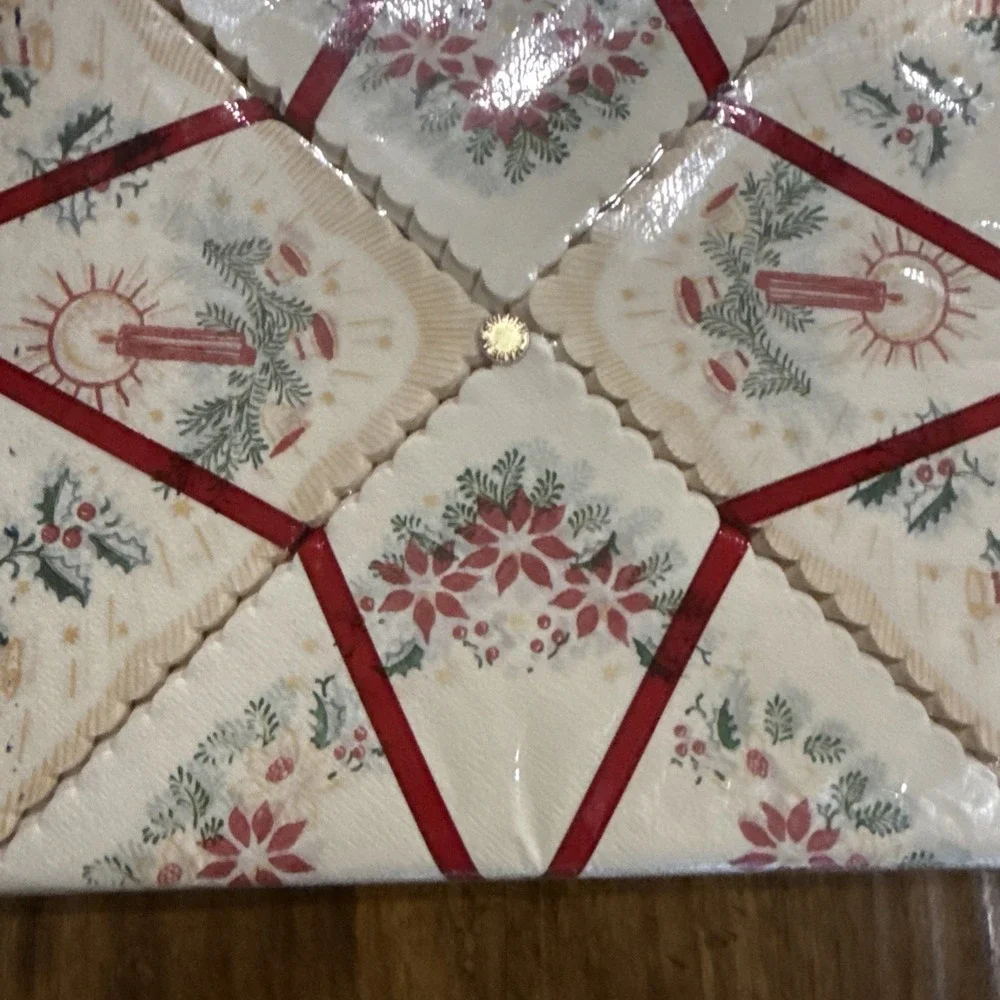 Vintage Made In Sweden Paper Christmas Napkins